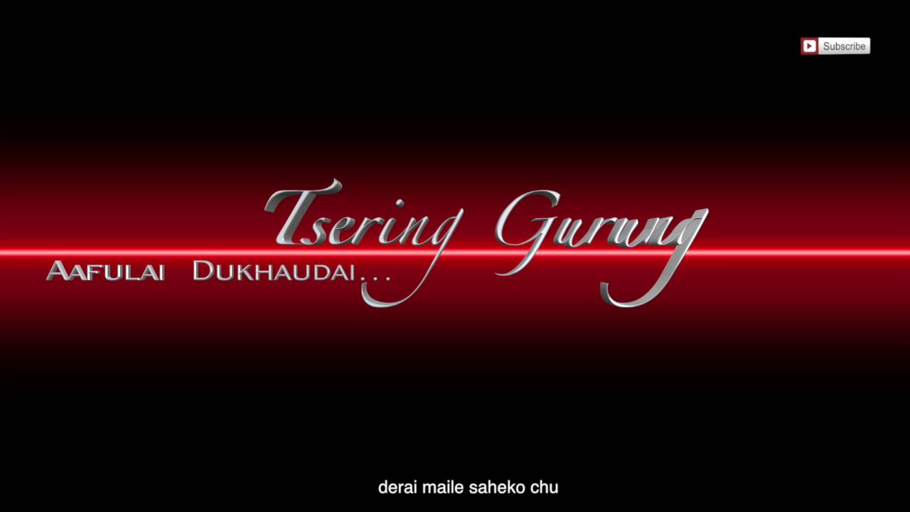 Aafulai Dukhaudai- Nepali new song 2016 ~ Tsering Gurung