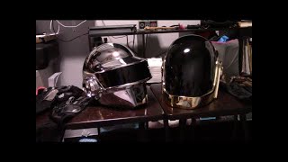 Daft Punk Helmets and Gloves by MazPowerProps