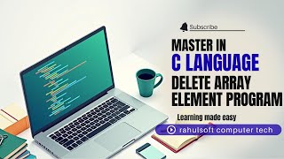 Delete Array Element Program In C