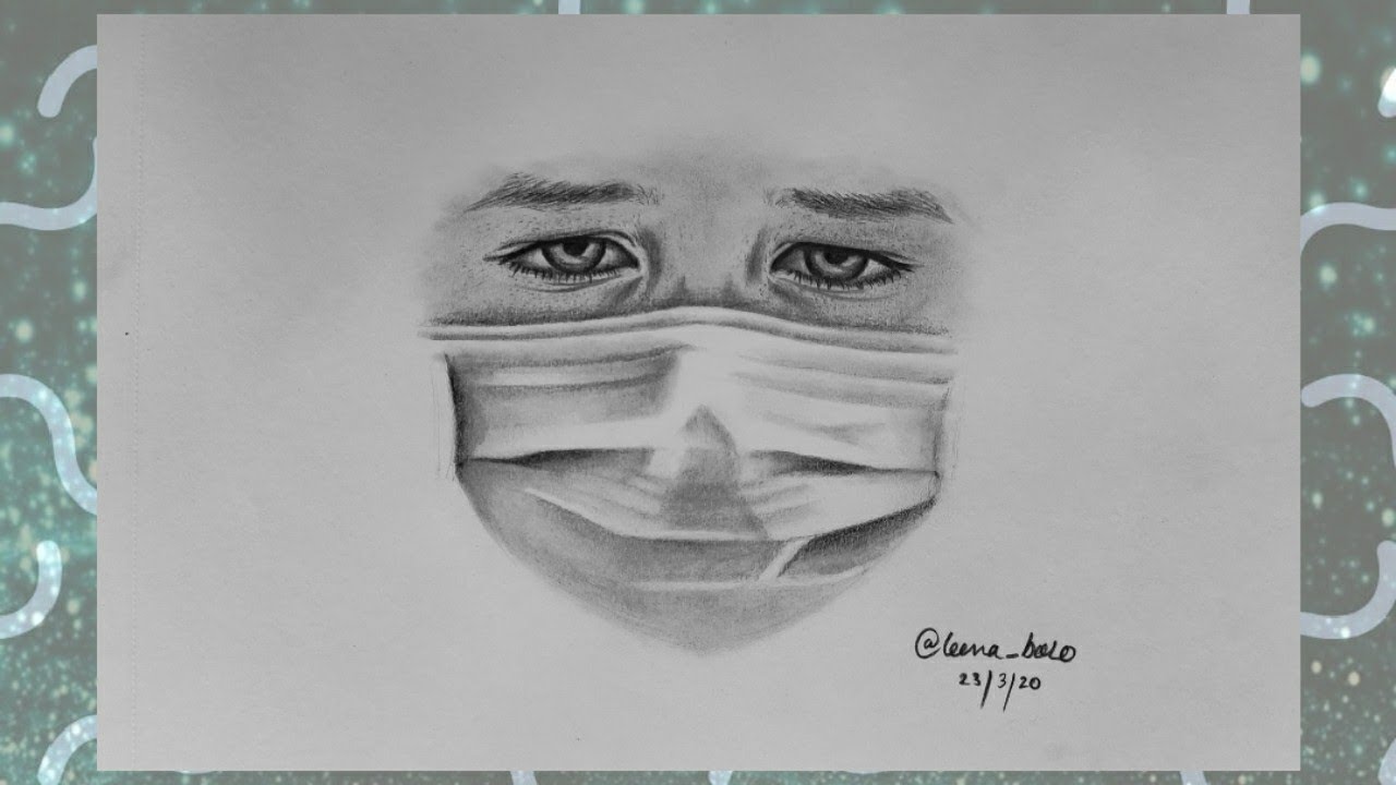 Covid-19 | pencil sketching | time lapsed | Leen_Art