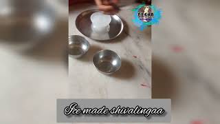 Ice made shivalingaa// shivalingam// Thumb