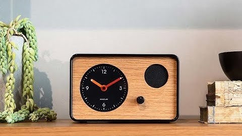 OneClock Analog Waking Clock - Wake up to gentle Sonic-Science Music