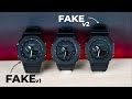Updated fake GA-2100-1A1 Version 2!  | How to identify FAKE CasiOak G-Shock GA-2100-1A1?