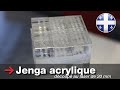 Acrylique jenga  acrylique dcoup au laser de 20 mm  trotec sp3000