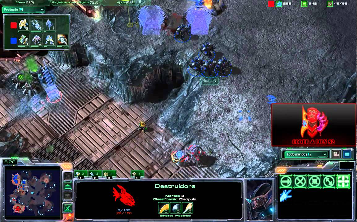 GRANDE FINAL Brasilcraft - The Live Master - Reason(Terrano) vs (Protoss)BlackMasteR - Jogo 5 de 5