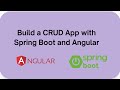 Build a CRUD App with Spring Boot and Angular in Under an Hour | Step by Step Guide #springboot