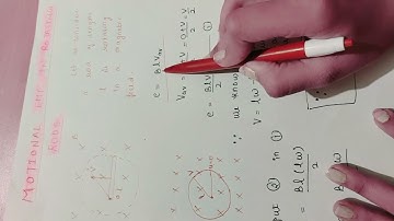 Motional Emf in rotating Rods (class-12) electromagnetic induction