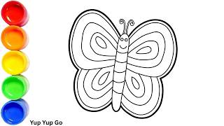 Drawing a Butterfly 🦋 | Fun and Easy Art Tutorial for Kids | Butterfly Drawing Ideas Box
