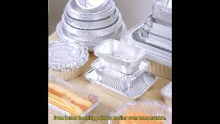 LS C2058 High Quality Aluminum Foil Trays for Meal Prep Factory Wholesale Supply