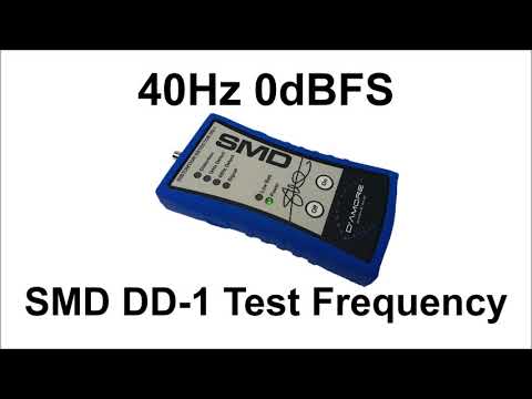 40Hz 0dBFS Test Frequency SMD DD-1 Distortion Detector #40hz - YouTube