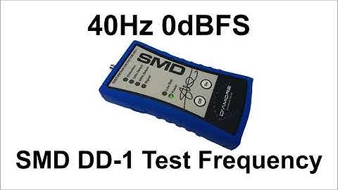 40Hz 0dBFS Test Frequency SMD DD-1 Distortion Detector #40hz