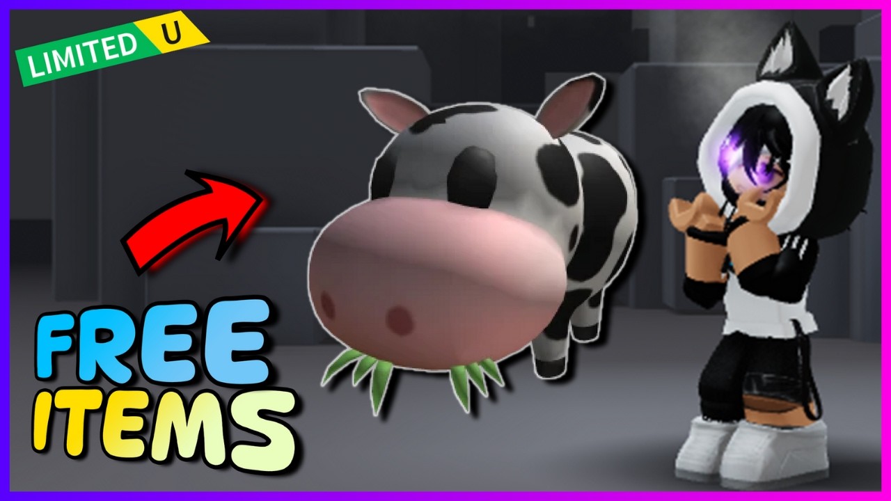 New FREE LIMITED UGC items "MilkPep Cow" 🔥🤩😍😱, How to get FREE UGC LIMITED ITEMS  on ROBLOX - Roblox