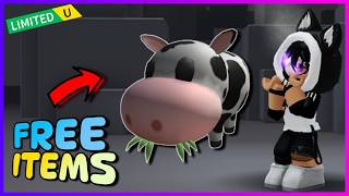 New FREE LIMITED UGC items MilkPep Cow 🔥🤩😍😱, How to get FREE UGC LIMITED ITEMS  on ROBLOX - Roblox