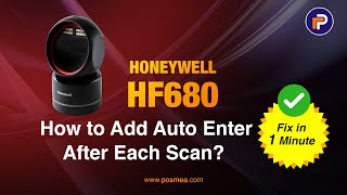Honeywell HF680  How to Add Auto Enter After Each Scan (Fix in 1 Minute)