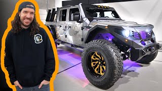 SHONDURAS Gets a Monster SALTY GEARS, Jeep Gladiator at the SPACE STATION - ADLEY Gets A Mini Jeep!