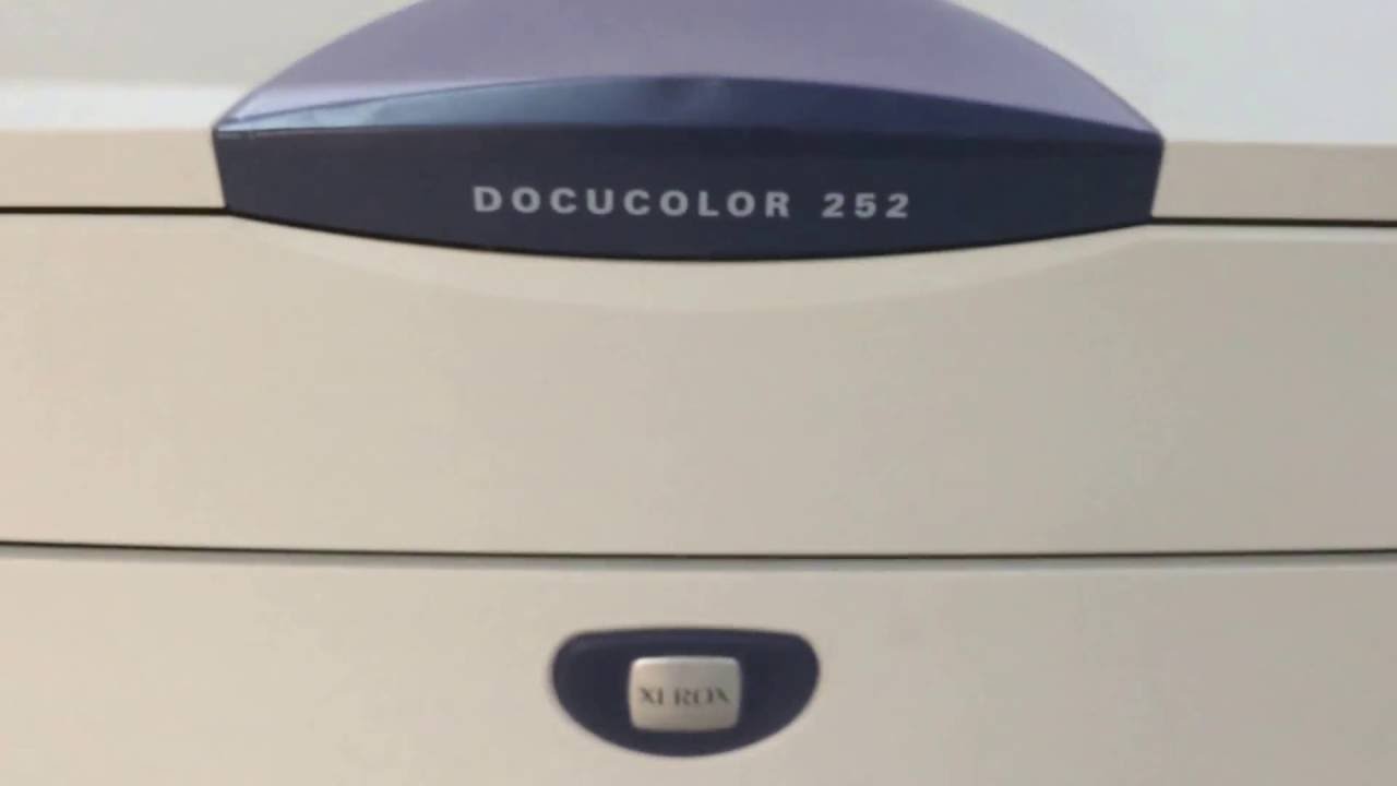 DOCUCOLOR 252 $ 55.000 - YouTube