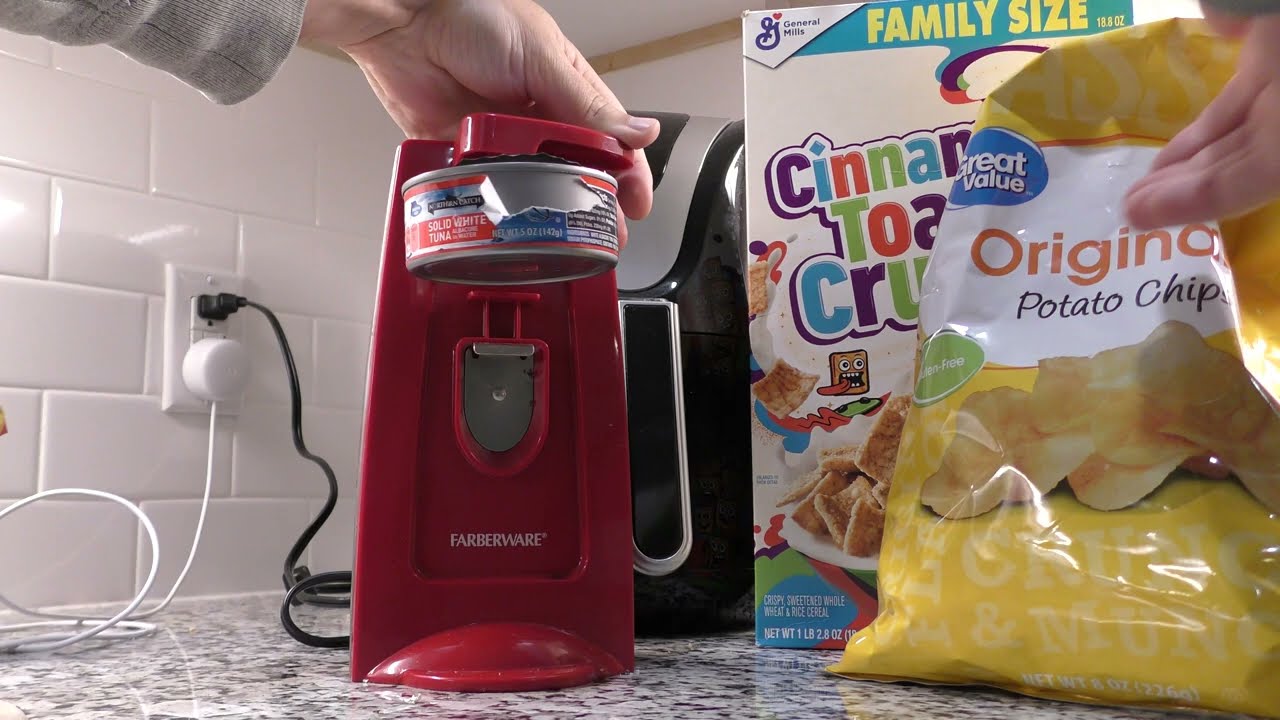 Farberware Electric Can Opener Unboxing - YouTube