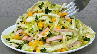 A very healthy and quick salad! It is so delicious that I make it almost every day!