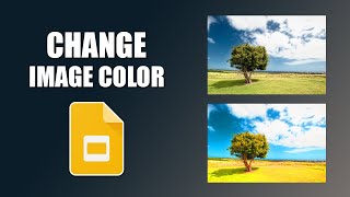 How to change the color of an image in google slides