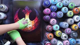 star wars spray paint art
