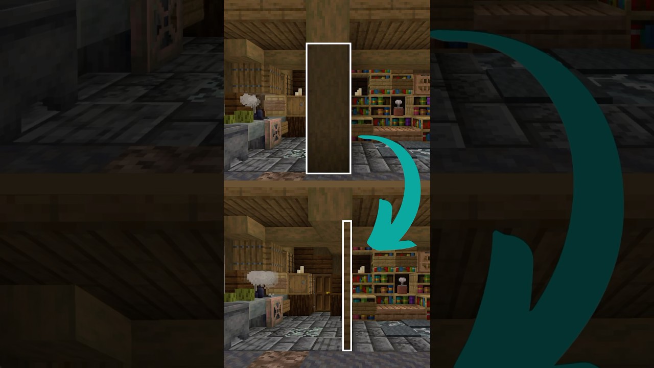 Easy Building Hack to Maximize Minecraft Interiors 