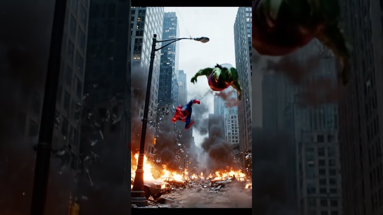 SPIDER-MAN vs SHE-HULK — 6 Punch City Smash 💥 | Epic Superhero Fight Scene (Cinematic Short)