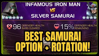 Infamous Iron Man Is BY FAR the Best Option For Silver Samurai! Here Is The Rotation!