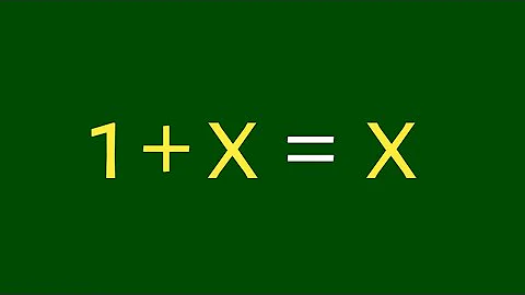 Does 1+x = x have a valid solution?