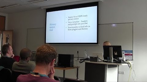 Heather Burns: WordPress GDPR Compliance Project