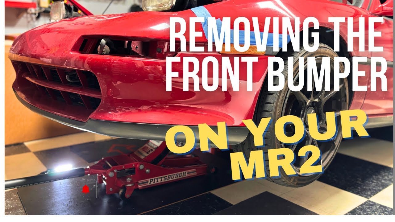 Removing the Front Bumper on an SW20 Toyota MR2