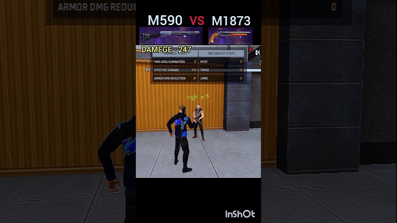 M590 vs m1873 ability test 😱😶 