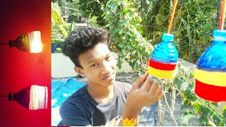how to make show lamps_/_plastic bottal craft_/_A4 TECH media screenshot 1