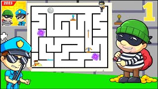 Help Thief Get Loots 🎁- Maze Thief: Draw Puzzle By IDLERO - Gameplay Walkthrough [Android, iOS] #1 screenshot 4