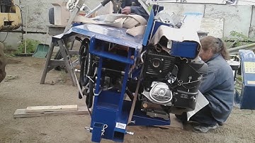 Assembly of firewood processor Part one, the Range Road EcoPro300