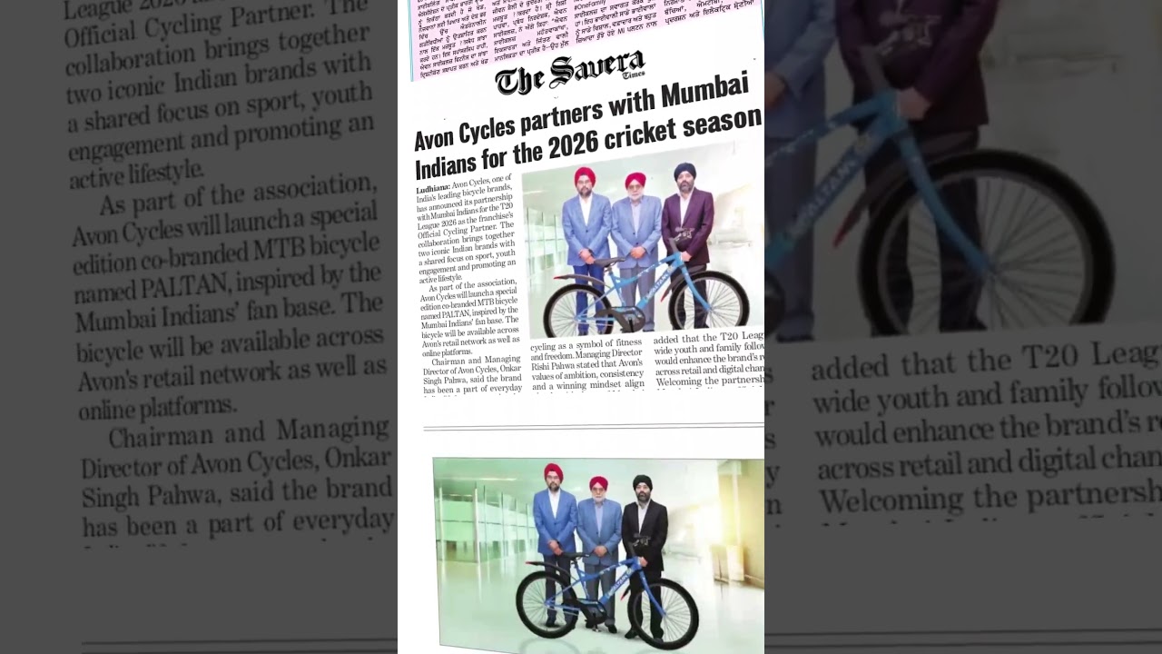 YouTube Title:When Champions Come Together | Avon Cycles &times; Mumbai Indians 🚴&zwj;♂️🏏