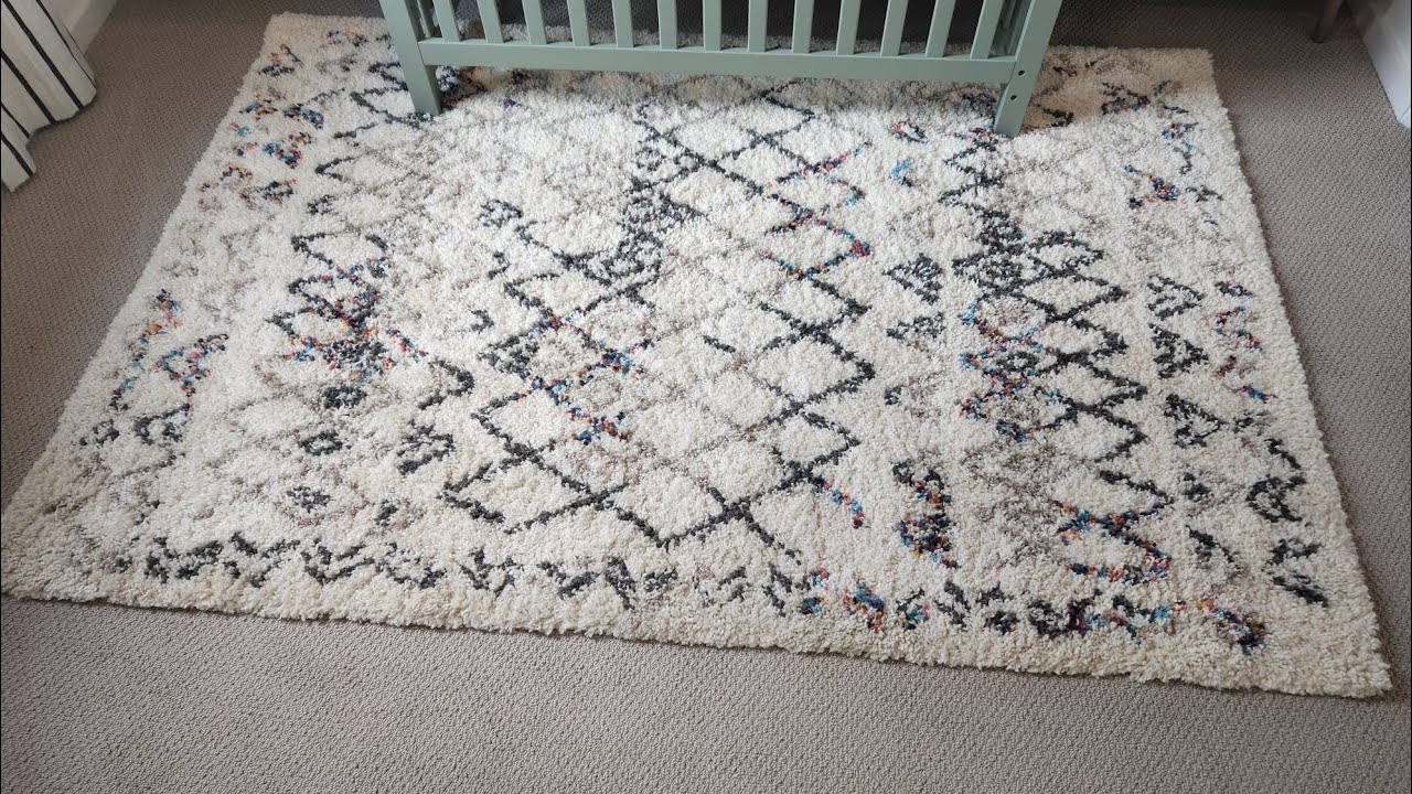 Modway Skadi Rainbow Diamond 8x10 Shag Area Rug |QUICK OVERVIEW|