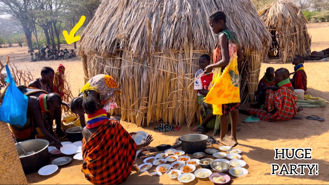 African Village Life| 4 Co-Wives Celebrating Their Husband’s Achievement| Cooking Delicious Meals!