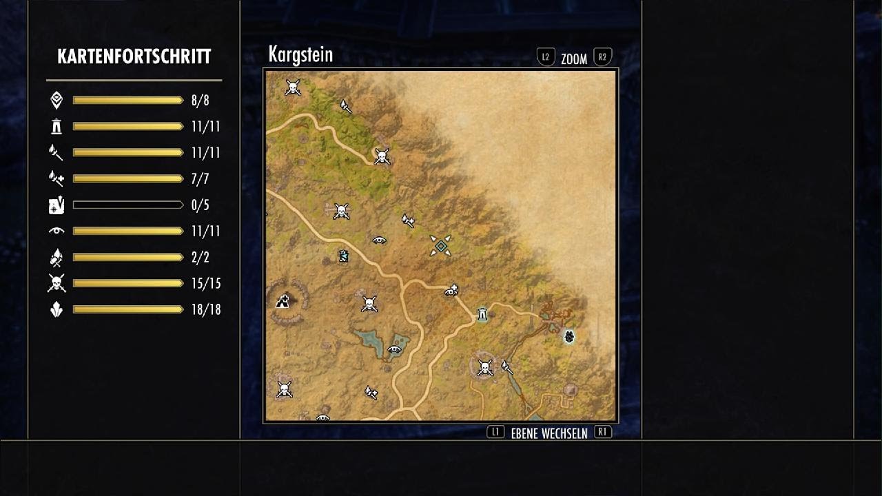 Schmuckmaterial Fundbericht Kargstein 1.The Elder Scrolls Online.