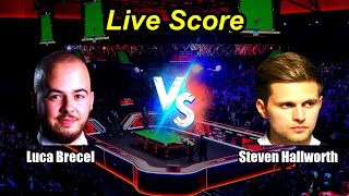 Luca Brecel vs Steven Hallworth Live Score | Wuhan Open