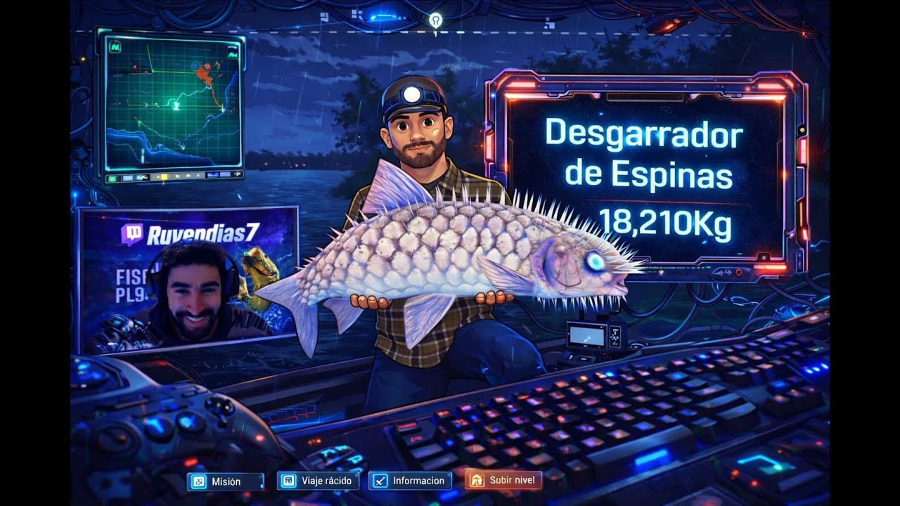 ¡Pez Mostruo Desgarrador de Espinas en Río DNipro!