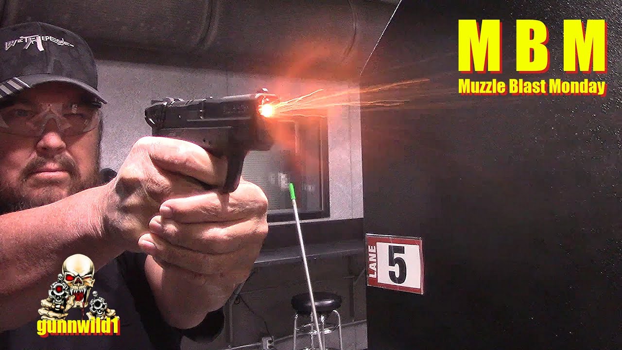 Muzzle Blast Monday - M&P Shield using American Eagle 9MM