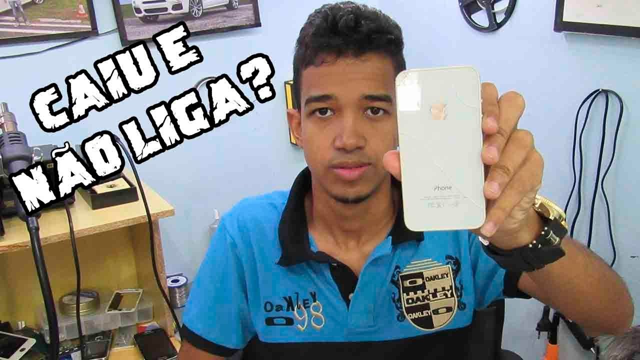 CELULAR CAIU NO CHÃO E NÃO LIGA? SOLUÇÃO - YouTube