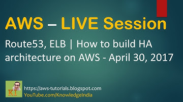 AWS Interview Questions - How to build HA environments with Route53 - Live Session
