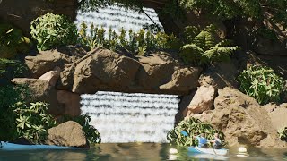 Waterfall cave entrance build tutorial (Jurassic World Evolution 3)
