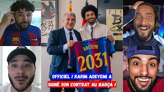 🚨 OFFICIEL ✅ KARIM ADEYEMI A SIGNÉ SON CONTRAT AU BARÇA ✅