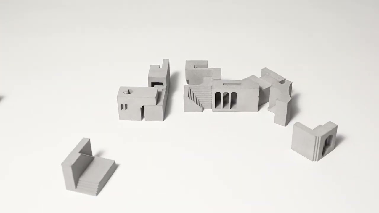 Replay your childhood memories Architectural puzzle for Adults play with spaces Light and Shadow