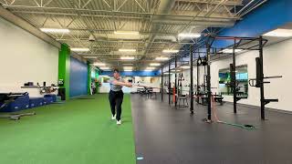 Split Stance Rotational Band Chop