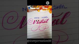 Requested name writing in Calligraphy 📝🖋️🎨 shorts | #shorts #ytshort #viral #calligraphy #art #name