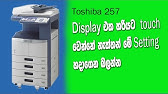 How To Setup Scan To Folder Smb In Toshiba E Studio Copier Youtube