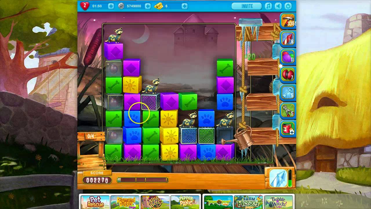 Pet Rescue Saga Level 173 (no boosters)